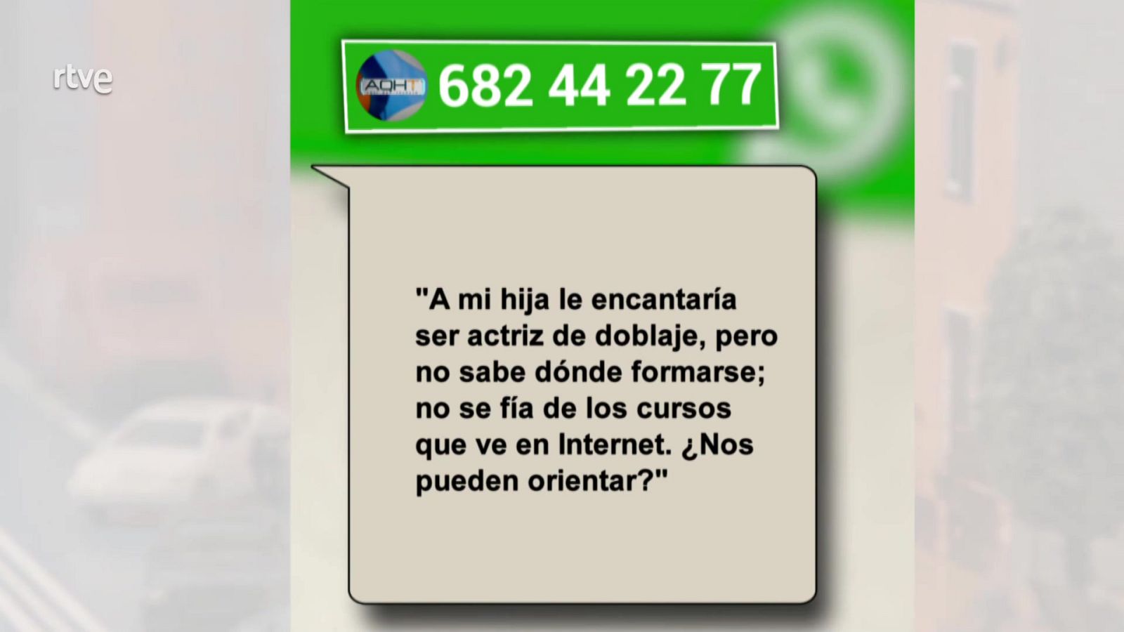 Aquí hay trabajo - Formación para ser actriz de doblaje - ver ahora