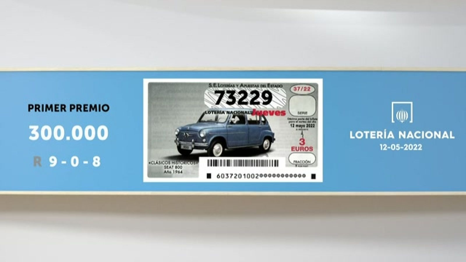 Sorteo de la Lotería Nacional del 12/05/2022 - Ver ahora