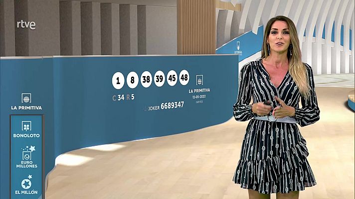 Loterías - Sorteo de la Lotería Nacional, Bonoloto, Primitiva y Jóker del 12/05/2022