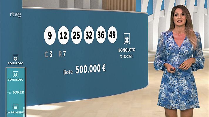 Loterías - Sorteo de la Bonoloto y Euromillones del 13/05/22