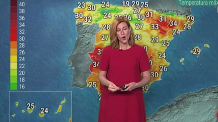 El tiempo - Nubosidad y posibilidad de chubascos en el interior peninsular para este sábado