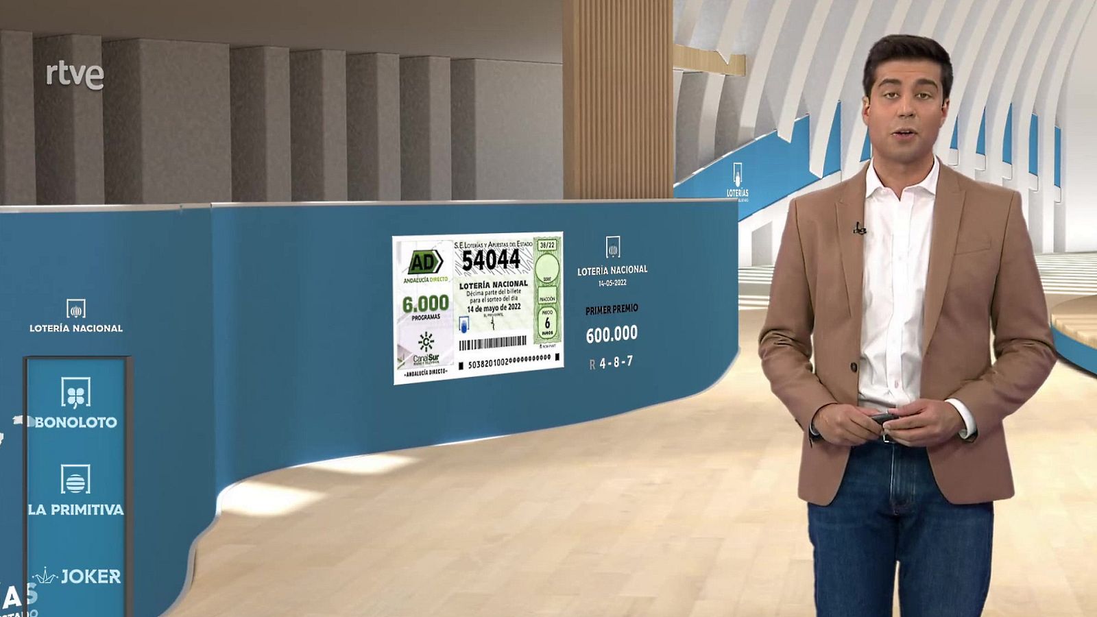 Sorteo de la Lotería Nacional del 14/05/2022 - ver ahora