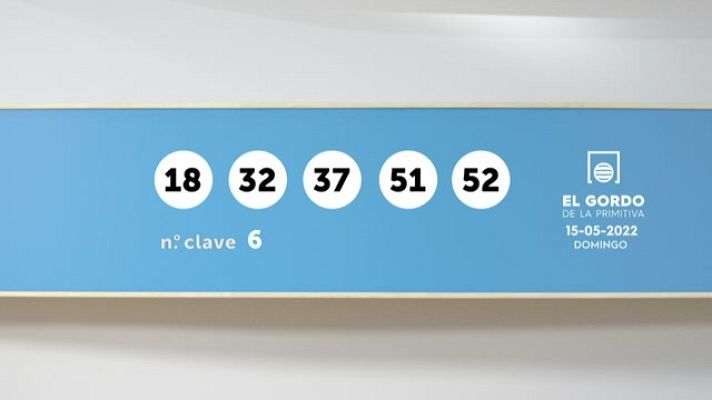 SELAE - Sorteo de la Lotería Gordo de la Primitiva del 15/05/2022
