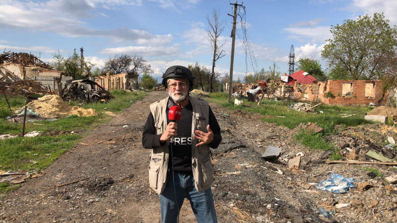 Sensación de "fin de civilización" en Oljovka