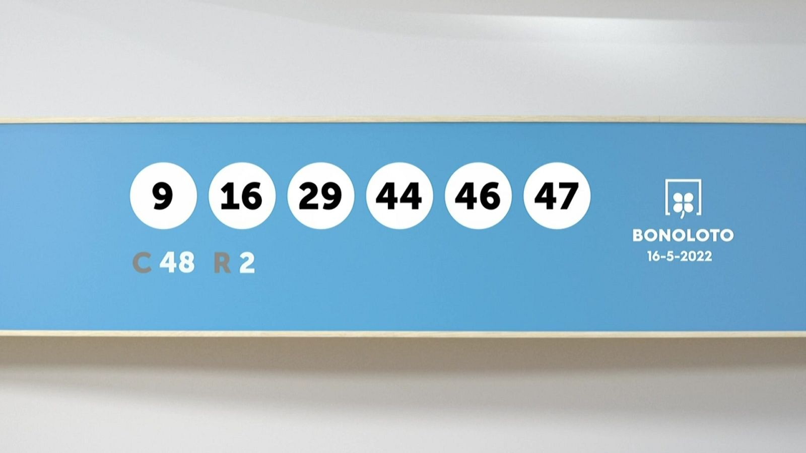 Sorteo de la Bonoloto del 16/05/2022- Ver ahora