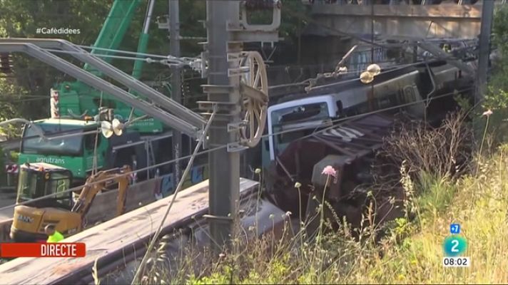 Cafè d'idees - S'investiguen les causes de l'accident del tren de mercaderies