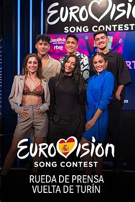 Eurovisión - Rueda de prensa de Chanel tras su vuelta de Turín
