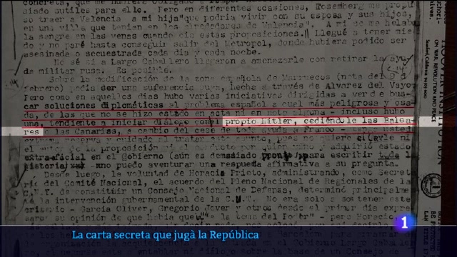 La carta secreta que jugà la República - 17/05/2022 - Veure ara
