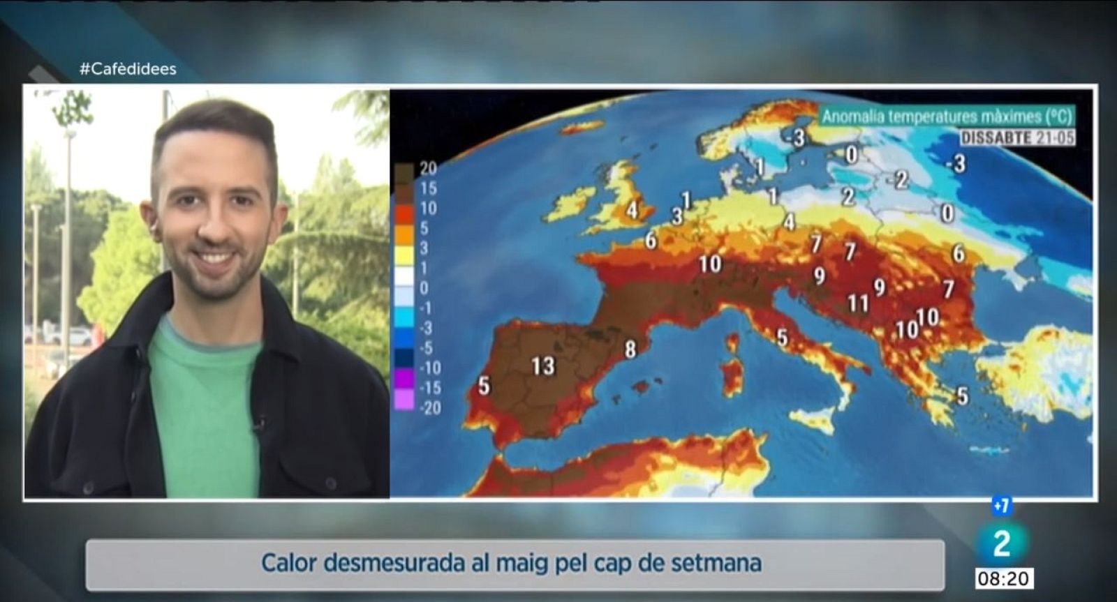 El Temps (18/05/2022) - Avui tindrem sol, núvols prims, boires costaneres i tronades de tarda al Pirineu. Al migdia ens enfilarem fins als 35 ºC a l'interior