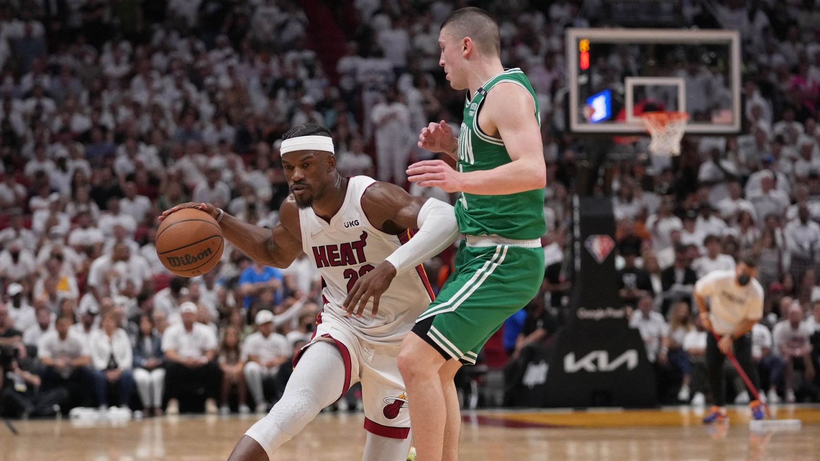 Los Heat suman su primera victoria ante los Boston Celtics | Ver