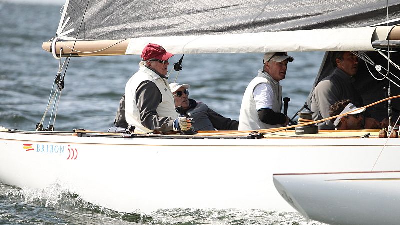 Juan Carlos I vuelve a Sanxenxo después de dos años fuera de España