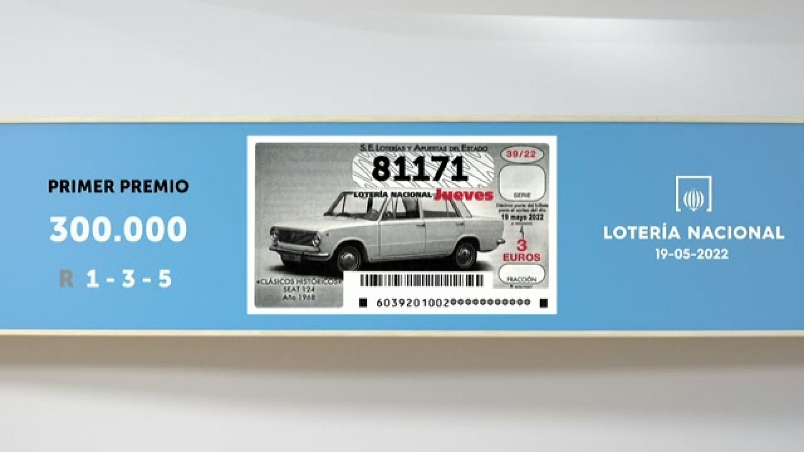 Sorteo de la Lotería Nacional del 19/05/2022 - Ver ahora