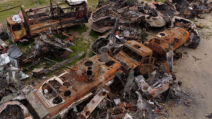 Telediario 1 - Rusia asegura que controla casi toda la provincia de Lugansk