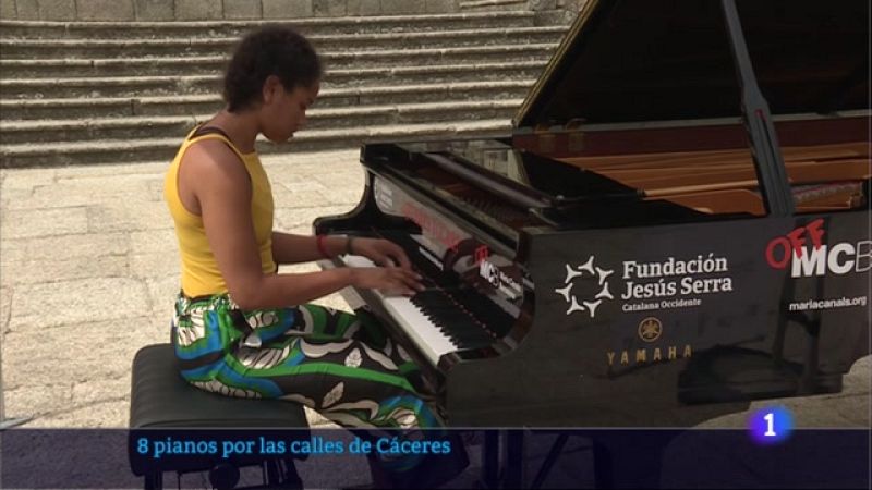 Ocho pianos por las calles de Cceres - Ver ahora