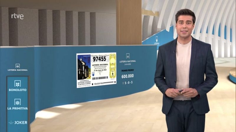 Sorteo de la Lotería Nacional del 21/05/2022