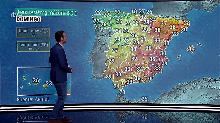 El tiempo - Probables chubascos y tormentas localmente fuertes en el noroeste peninsular