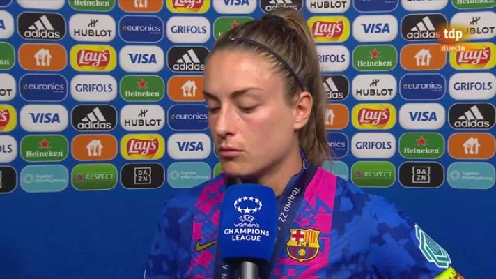 Fútbol - Champions | Alexia Putellas: "La afición no se lo merece, son el orgullo del club"
