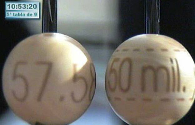 Lotería de Navidad - El 57.580 reparte 50.000 euros