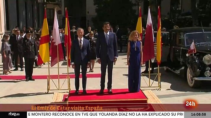 Parlamento - Visita del Emir de Catar