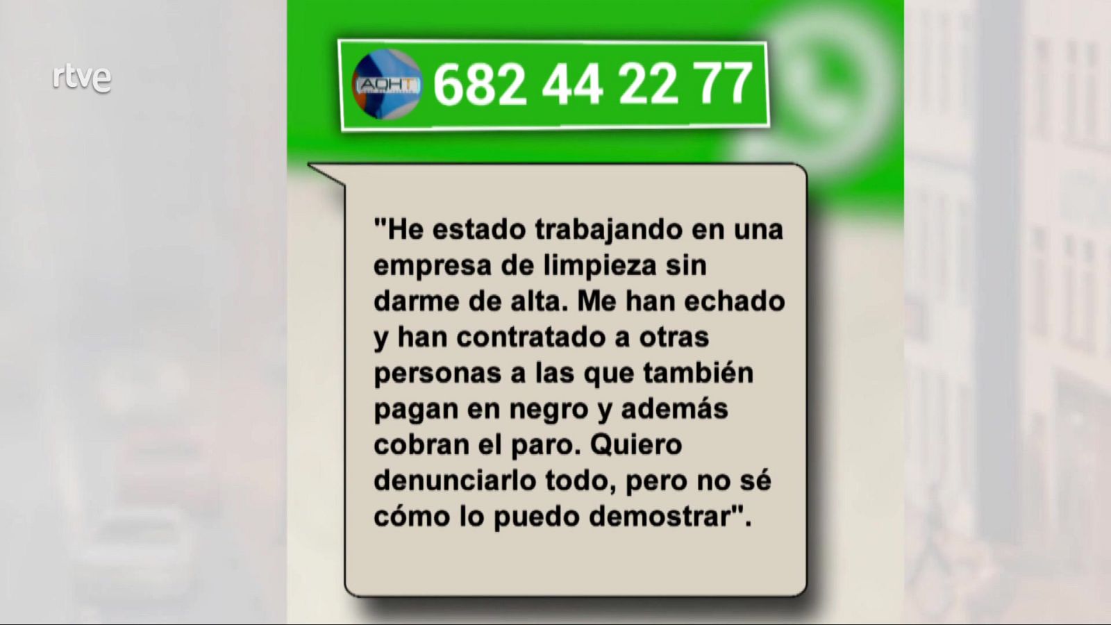 Aquí hay trabajo - Una empresa contrata en negro - ver ahora