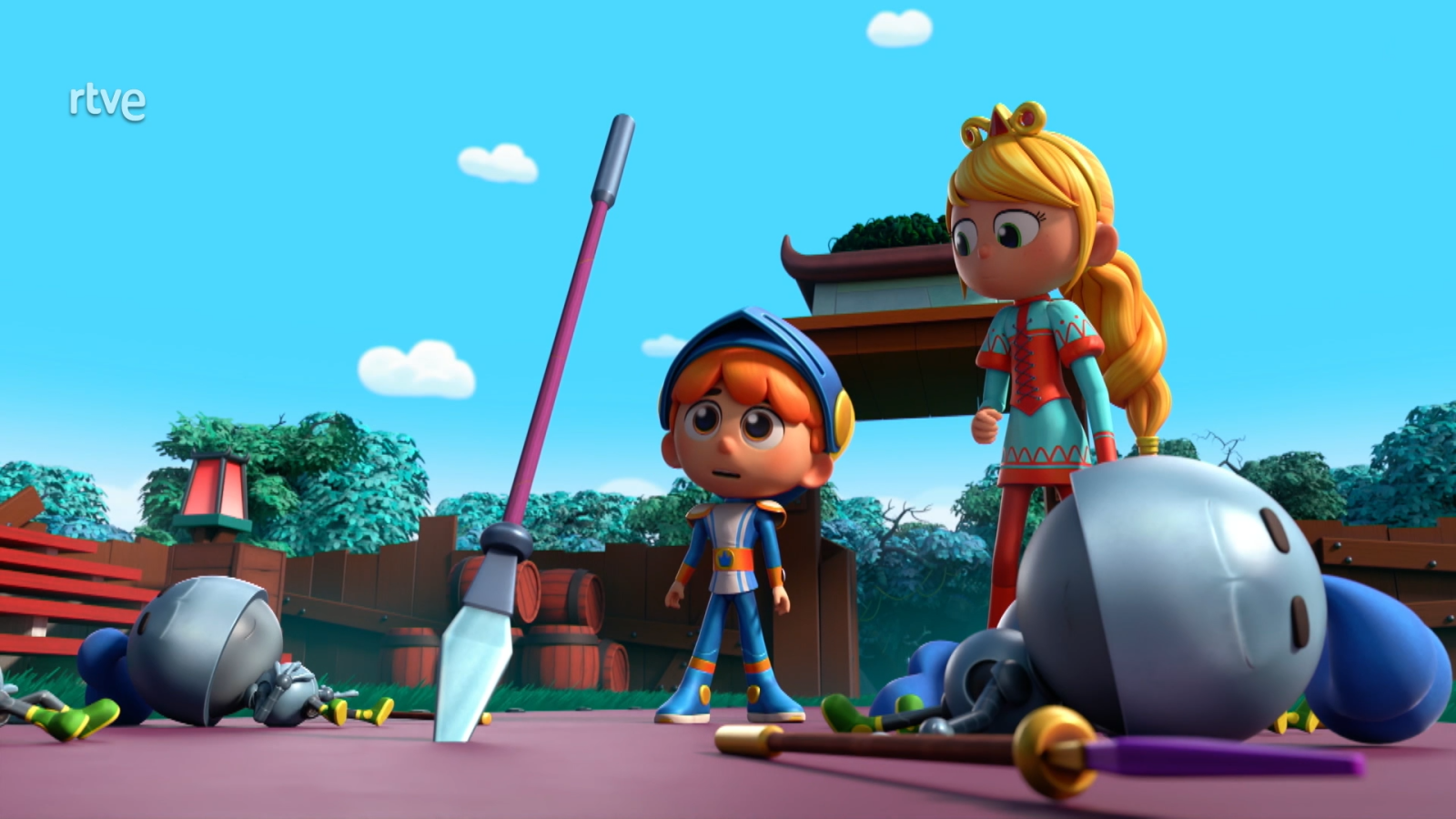 La lanza del caballero loco - Gus, el pequeño caballero | Ver