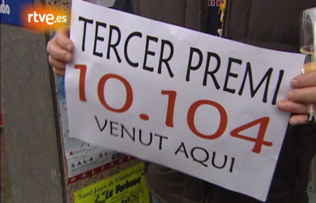 Lotería de Navidad - 15 millones de euros para Sant Joan