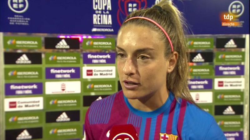 Alexia Putellas, finalista de la Copa: "Han sido días difíciles tras la Champions, pero tenemos orgullo"