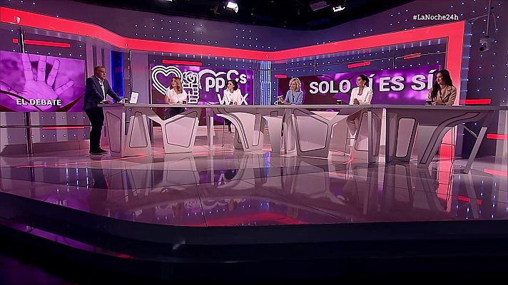 La noche en 24 horas - Debate  sobre la ley del \"solo sí es sí\" - 25/05/22 - ver ahora