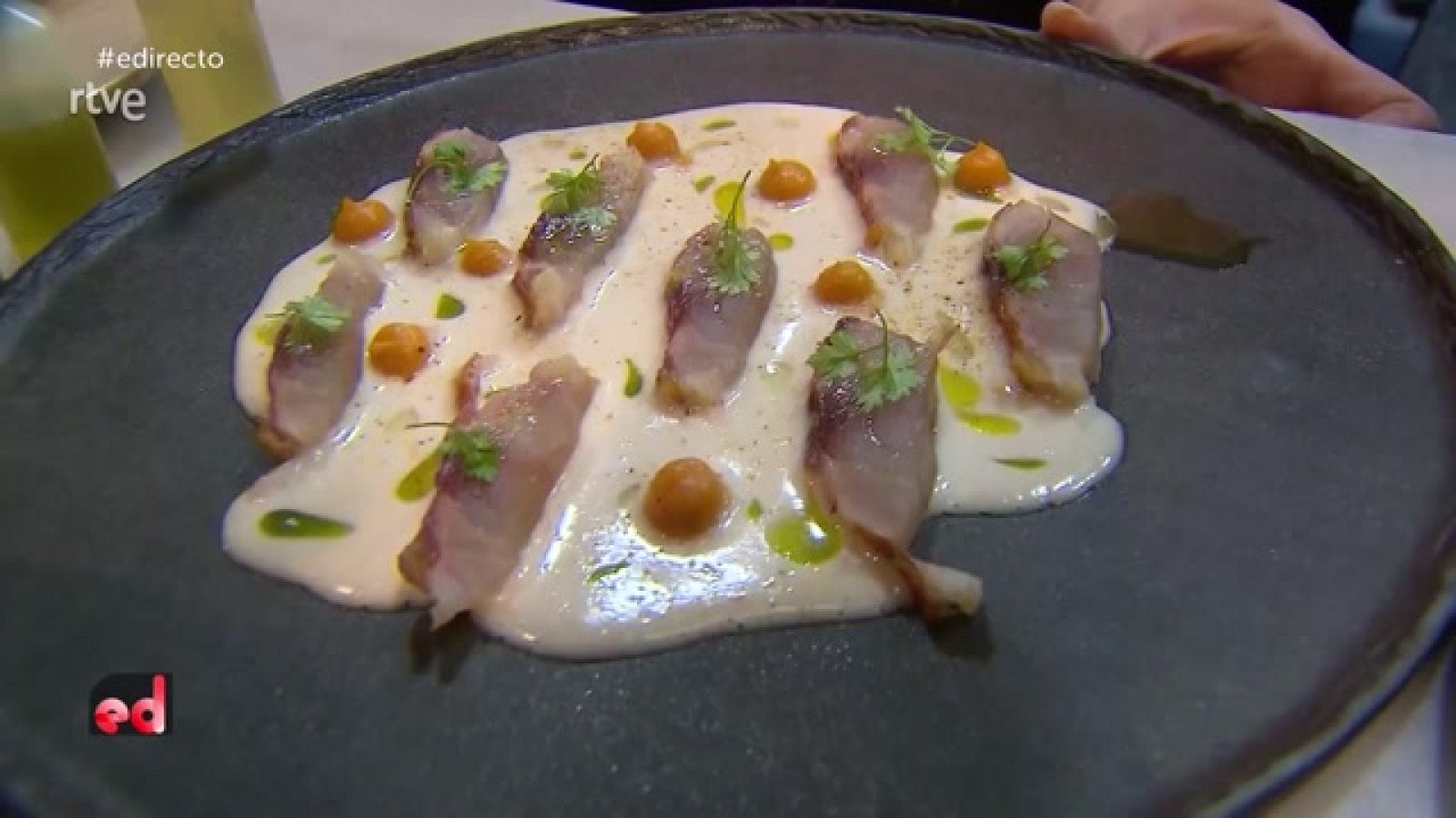 España Directo - Receta de tiradito de salmonete en salsa cítrica