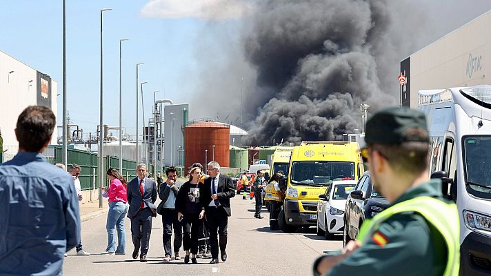 Telediario 1 - Dos muertos en una explosión en una planta de biodiésel