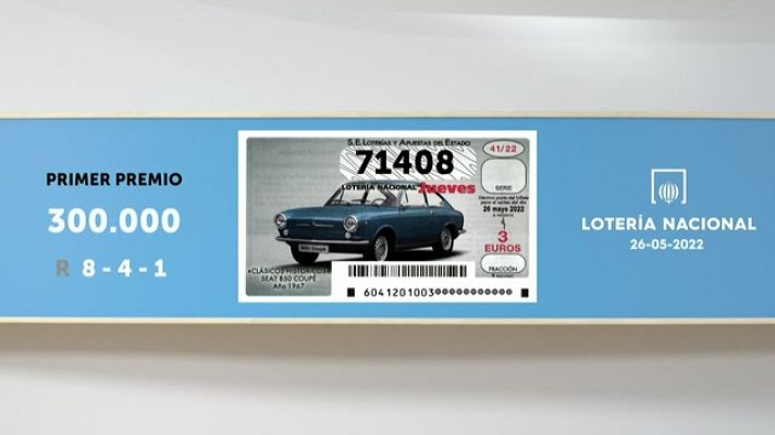SELAE - Sorteo de la Lotería Nacional del 26/05/2022