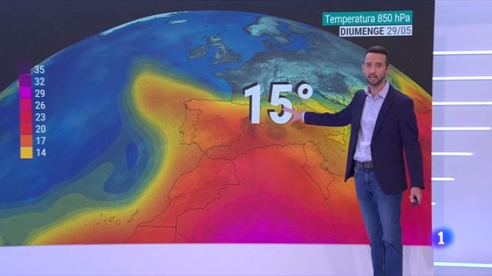 El temps - Cap de setmana de sol, més calor i algunes tempestes