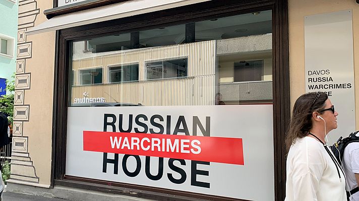 Telediario 1 - Ucrania, en el centro del Foro de Davos