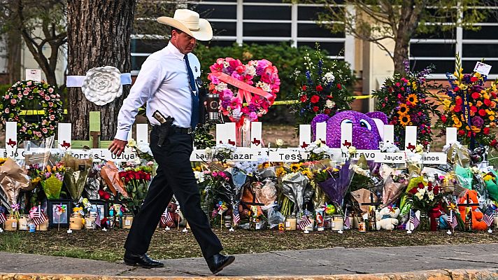 Telediario 1 - Clinton, Bush, Obama, Trump, Biden: mismo discurso de condena con cada tiroteo masivo, pero ninguna acción