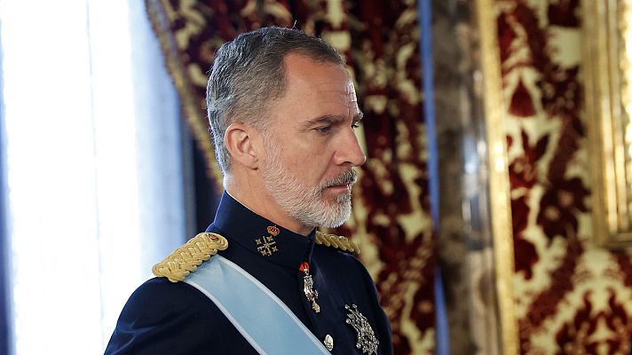 Telediario 2 - La Casa del Rey tiene casi seis millones de euros en sus cuentas y registró un superávit de 890.000 euros en 2021