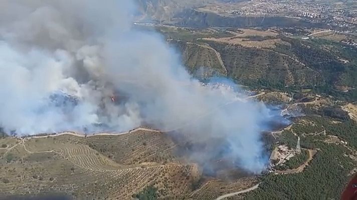 Noticias Andalucía - Incendio en Granada