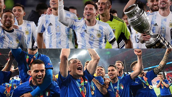 Telediario 2 - La 'Finalissima' Italia-Argentina: Europa vs América