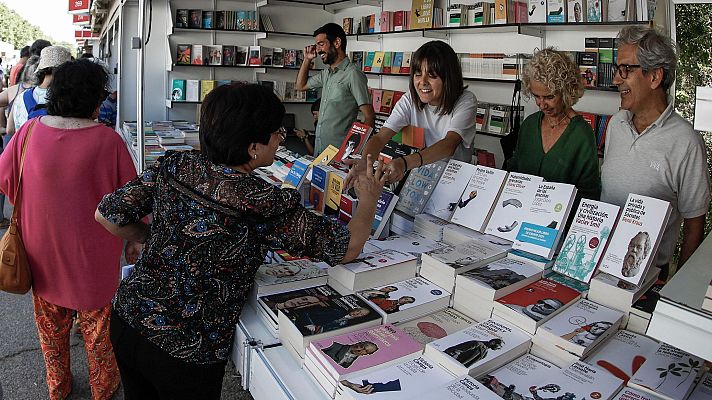 Telediario 1 - Feria del Libro de Madrid: los libreros confían en que esta sea la "mejor edición de la historia"
