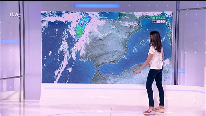 El tiempo - Chubascos localmente fuertes en Galicia, Asturias y noroeste de León