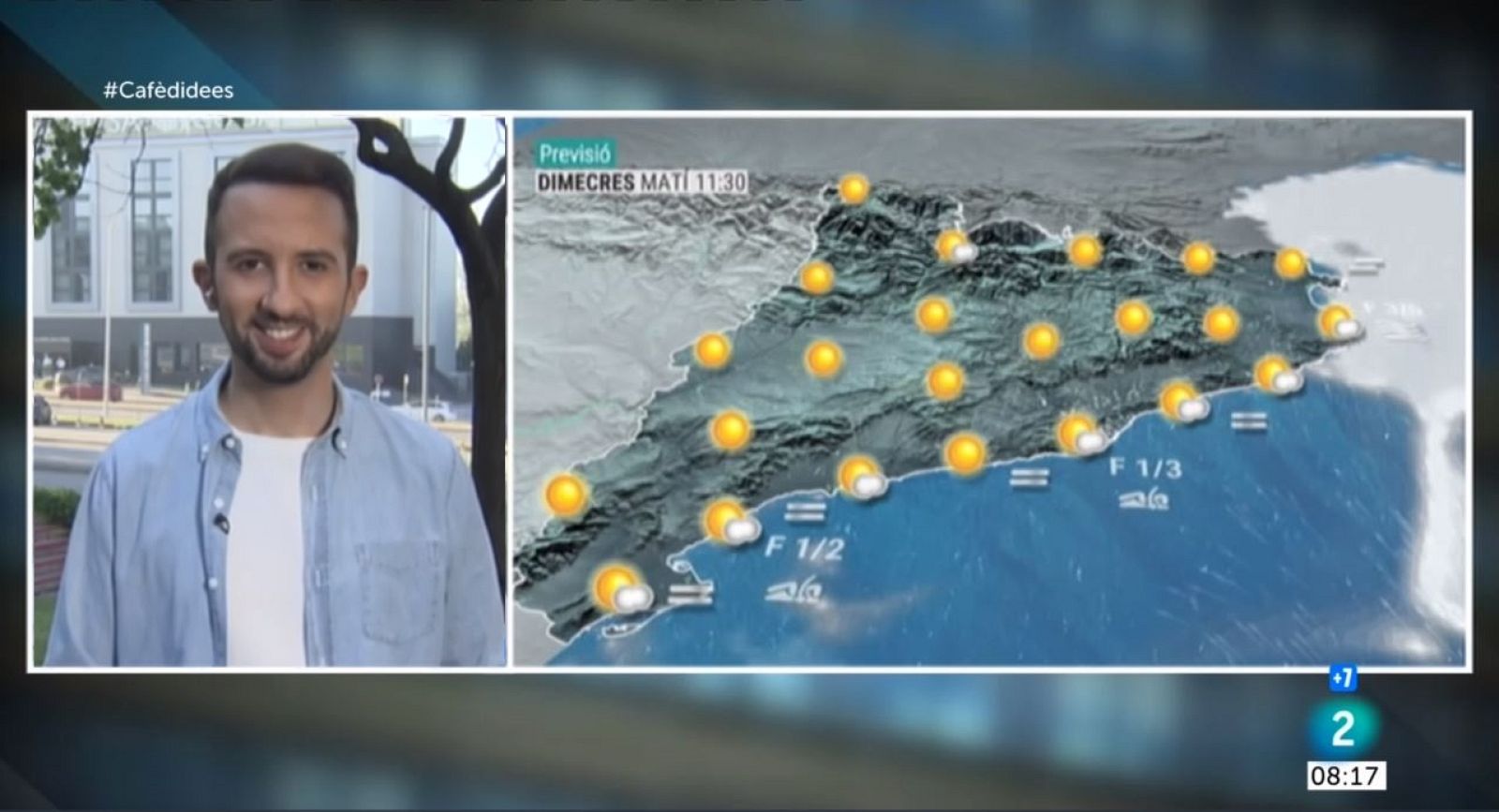 El Temps (01/06/2022) - A la costa es formaran alguns bancs de boira i al migdia les temperatures s'enfilaran fins els 30 a 35 ºC a l'interior