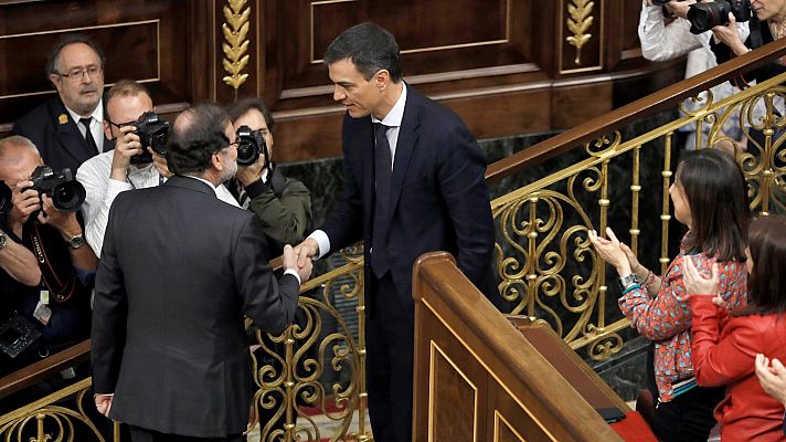 Informativo 24h - Cuatro años de la moción que aupó a Sánchez a la Moncloa