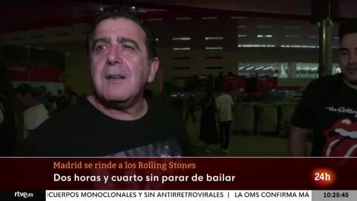 Informativo 24h - The Rolling Stones certifican su leyenda con un rotundo triunfo en Madrid