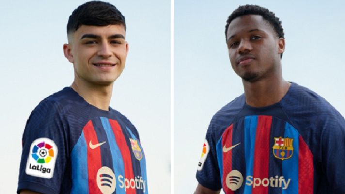 Telediario 1 - El Barça presenta su nueva equipación que rinde homenaje a Barcelona'92