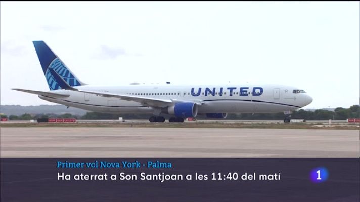 Informatiu Balear - Primer vol de Nova York