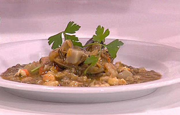 RTVE Cocina - Lentejas con marisco