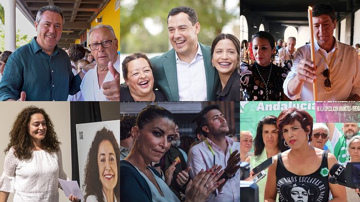 Telediario Fin de Semana - Los candidatos al 19J hacen parada en El Rocío