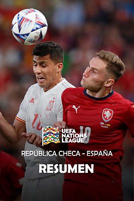 Fútbol - Resumen y goles del República Checa 2-2 España