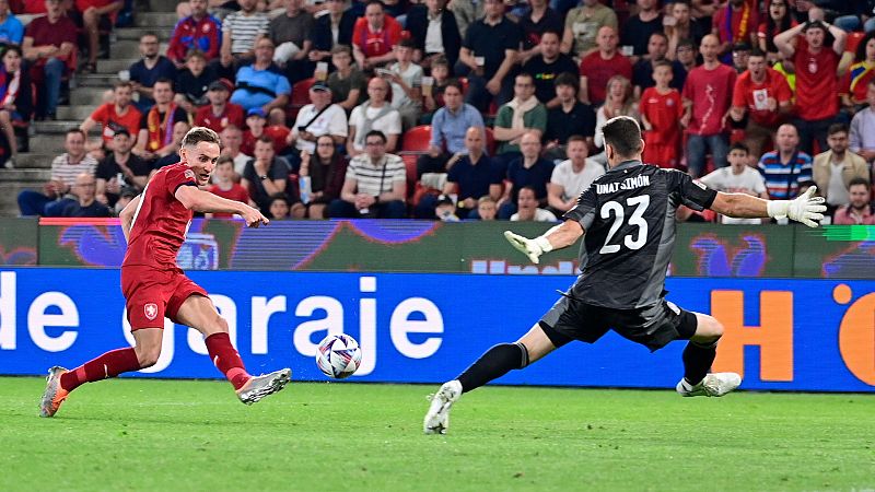 Resumen y goles del República Checa 2-2 España | Ver