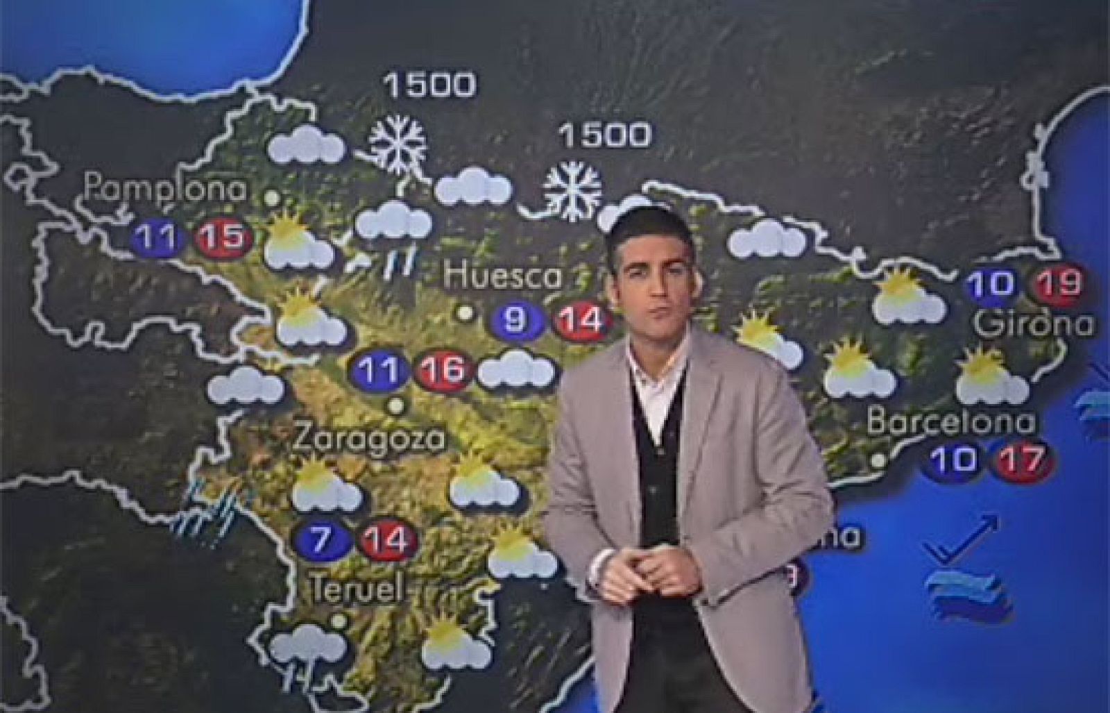 El Tiempo: Fuerte viento y lluvias en gran parte de la Península - El tiempo | Ver