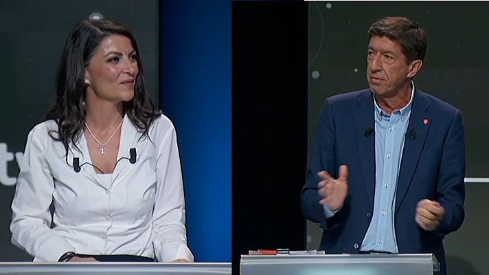 Especiales informativos - Olona acusa al Gobierno de la Junta de "fraude" con los fondos covid y Marín contesta: "Desde el Congreso ha maltratado a Andalucía"